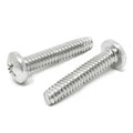 #6-32x3/4" 410 Stainless Steel Phillips Pan Head Type F Thread Cutting Screws