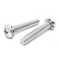 #6-32x1/2" 410 Stainless Steel External Tooth Sems Phillips Pan Head Machine Screws