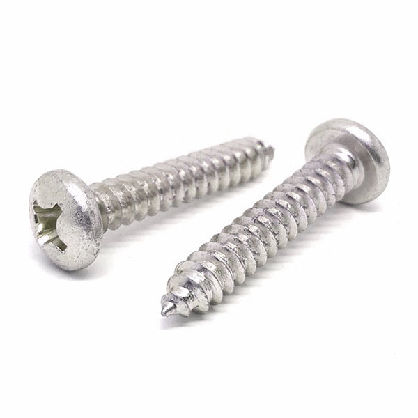 #14x1-1/2" Stainless Steel Phillips Pan Head Type A Self Tapping Screws