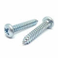 #14x1-3/4" Phillips Pan Head Type AB Self Tapping Sheet Metal Screws Zinc