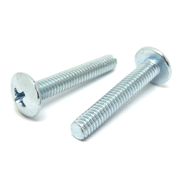 #8-32x2" Phillips Truss Head Machine Screws Zinc