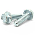 M10-1.5x30 Class 8.8 Hex Serrated Flange Bolts Zinc Clear