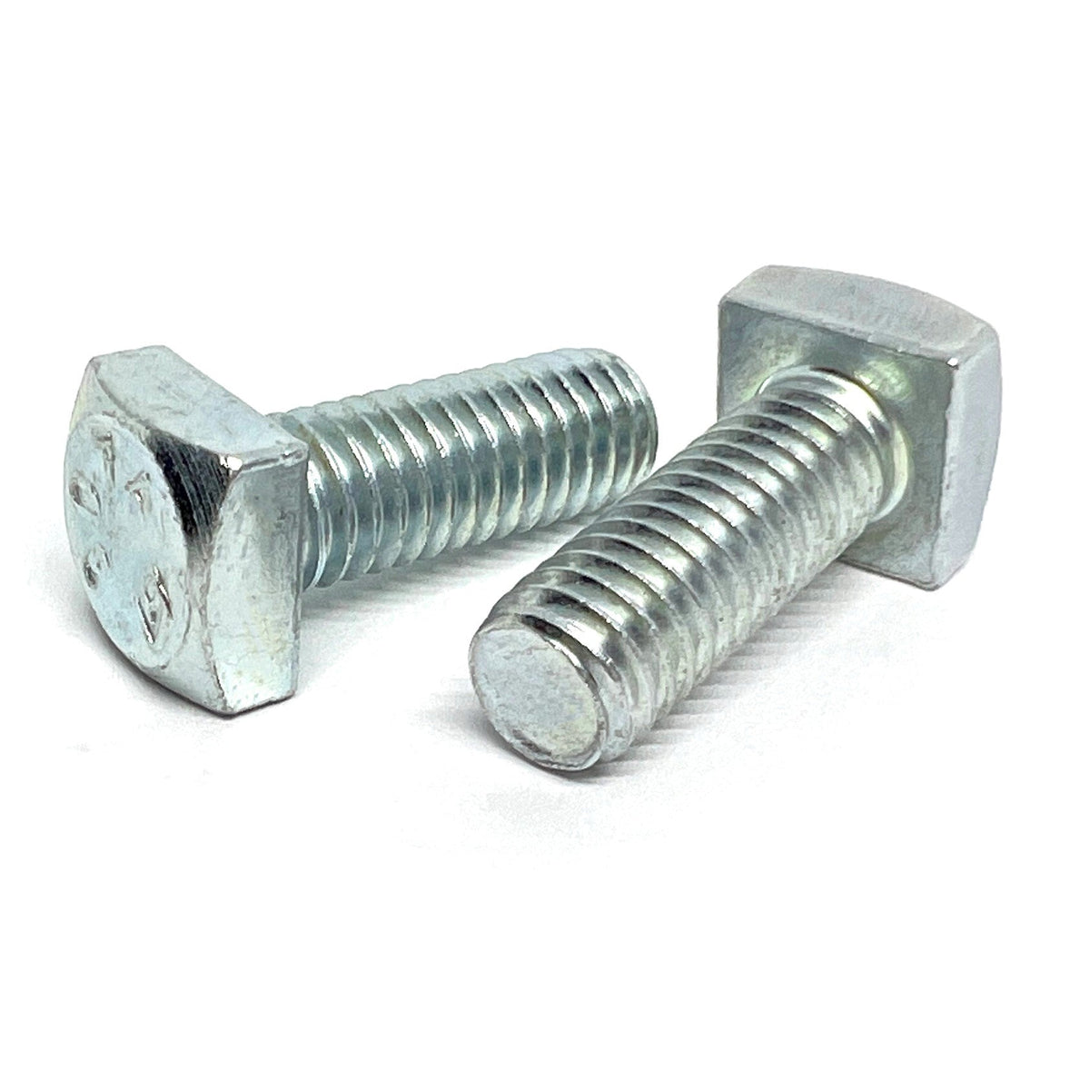 1/2"-13x1-1/2" Square Head Bolts Grade A307 Zinc Clear