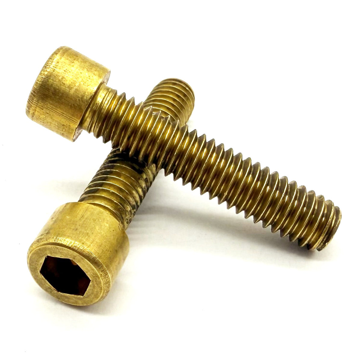 #10-24x3/8" Brass Socket Head Cap Screw