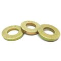 7/8" USS Grade 8 Extra Thick Flat Washers Zinc Yellow