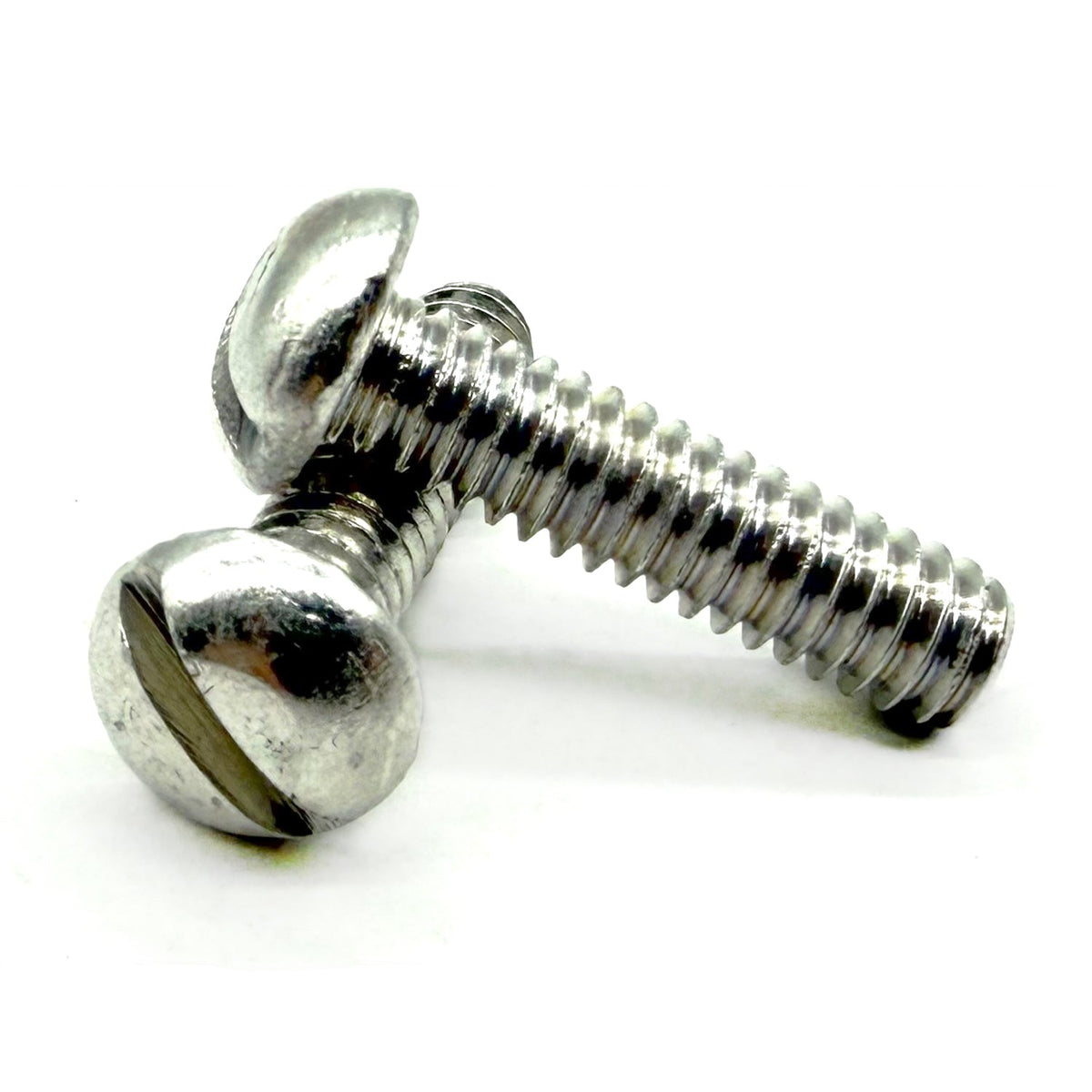 #10-24x1" Aluminum Slotted Round Head Machine Screw