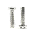 #10-32x3/4" Aluminum Slotted Round Head Machine Screw