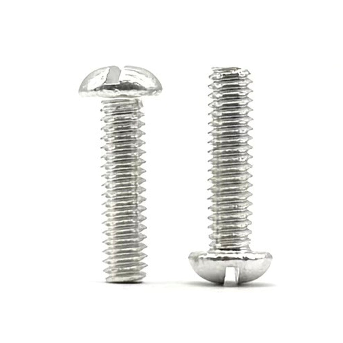 #10-24x3/4" Aluminum Slotted Round Head Machine Screw