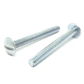 1/4"-20x2-1/4" Slotted Truss Head Machine Screws Zinc