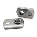 M8-1.25 Single Tab Single Prong Spot Weld Nuts