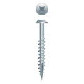 #8 Round Washer Head 8 x 2-1/2, PH/SQ, Type '17',  Zinc