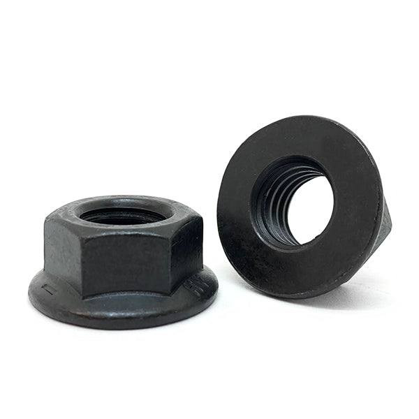 5/8"-11 Grade 8 Hex Flange Nuts Phos & Oil