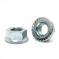 M6-1.0 Class 10 JIS Hex Serrated Flange Nuts Zinc